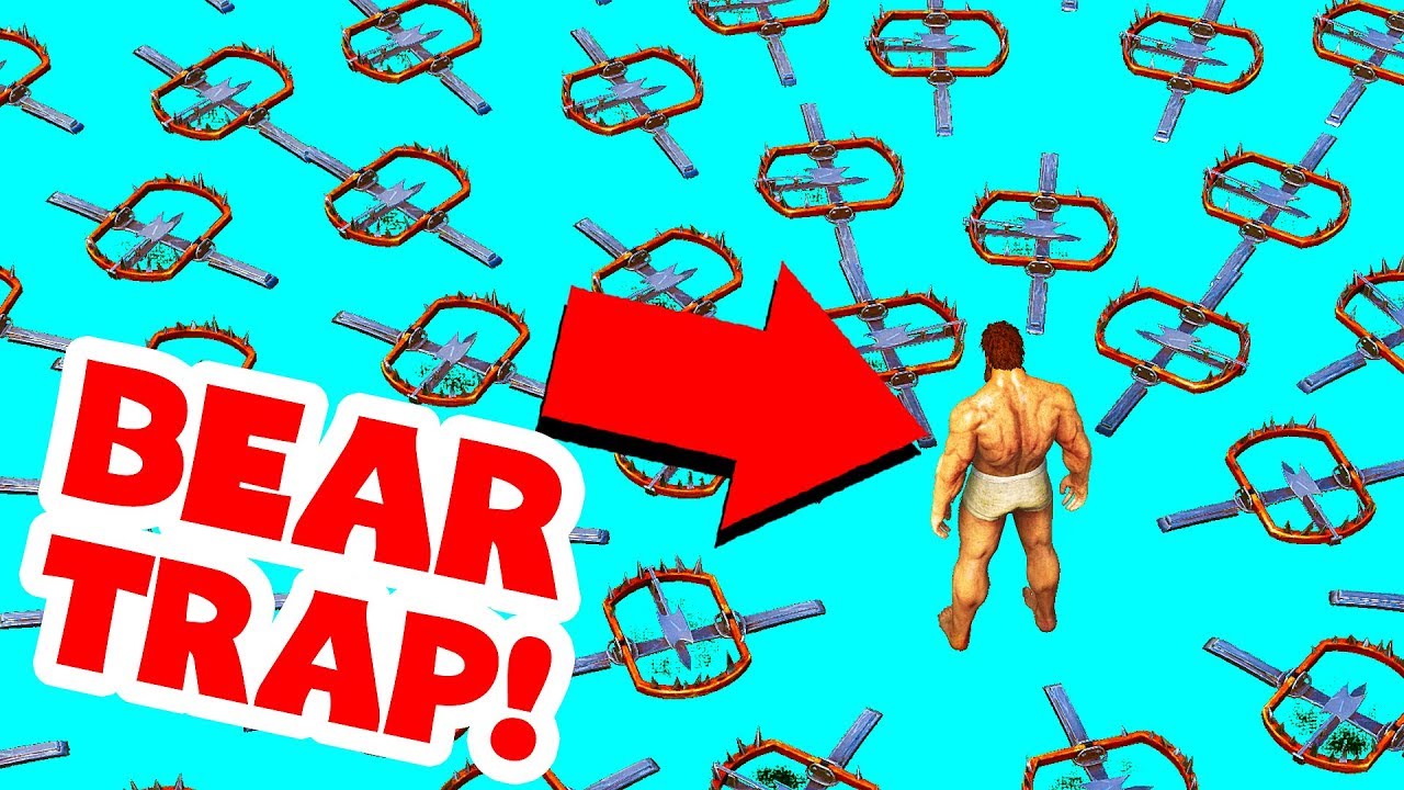 I TRAPPED PEOPLE USING 1000 BEAR TRAPS IN ARK SURVIVAL EVOLVED! (Ark Survival Evolved Trolling)