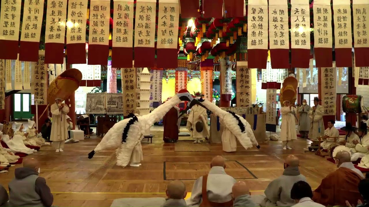 삼척 안정사에 전승되고 있는 땅설법 - 청법범학무