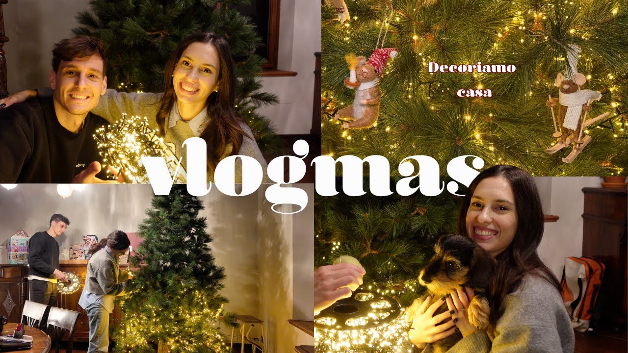 Decoriamo casa per Natale con tanti topini | Vlogmas 4 ✨🐭
