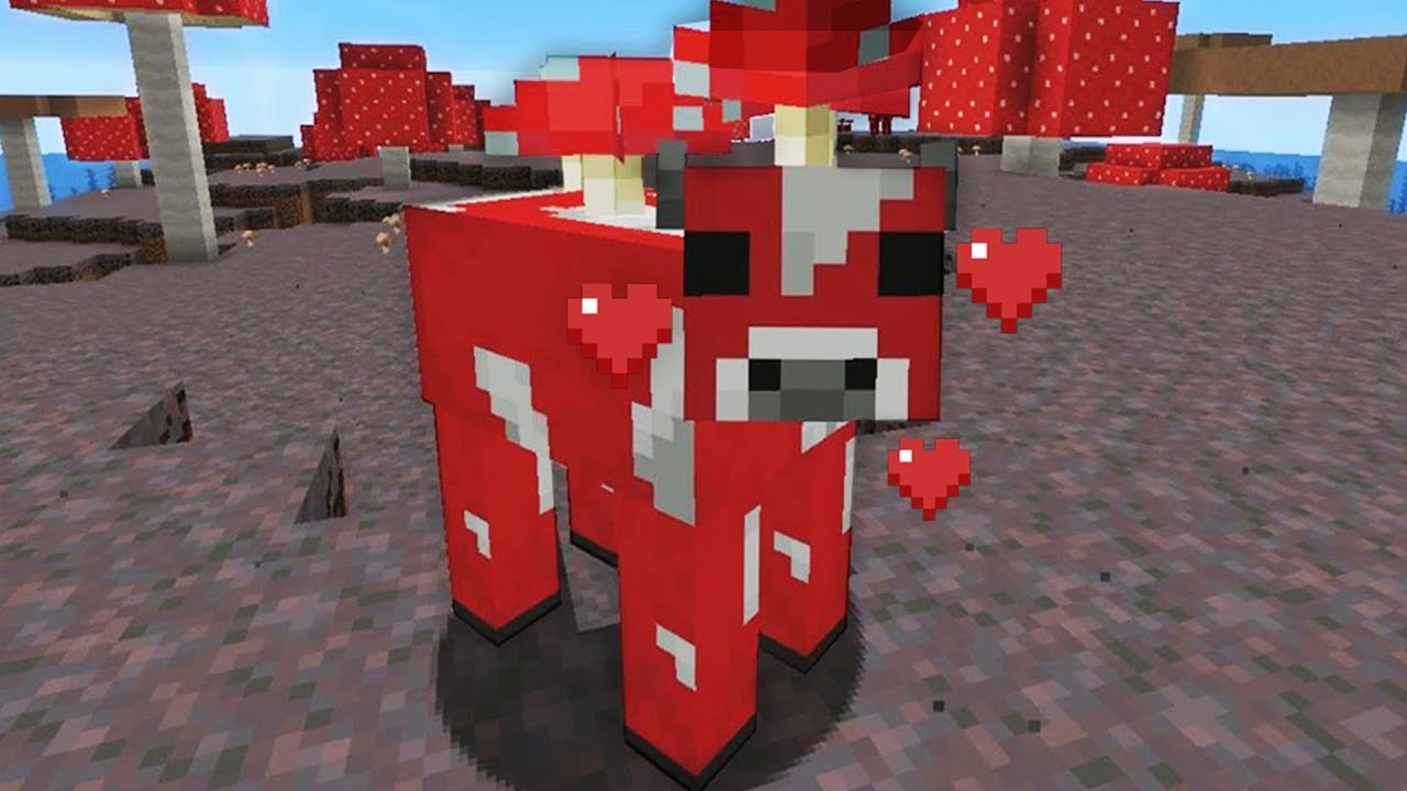 I found a mushroom island in minecraft (really rare)