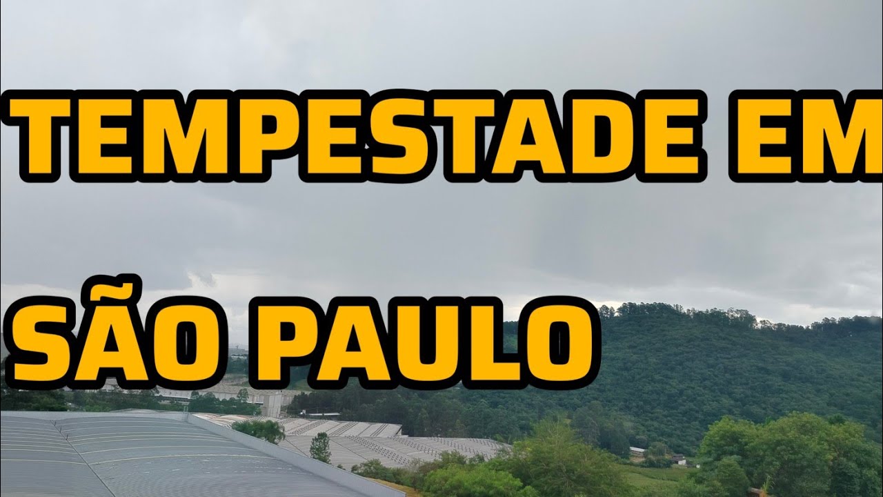 CHUVAS CAUSAM ESTRAGOS EM SÃO PAULO NESSA TARDE DE SÁBADO.