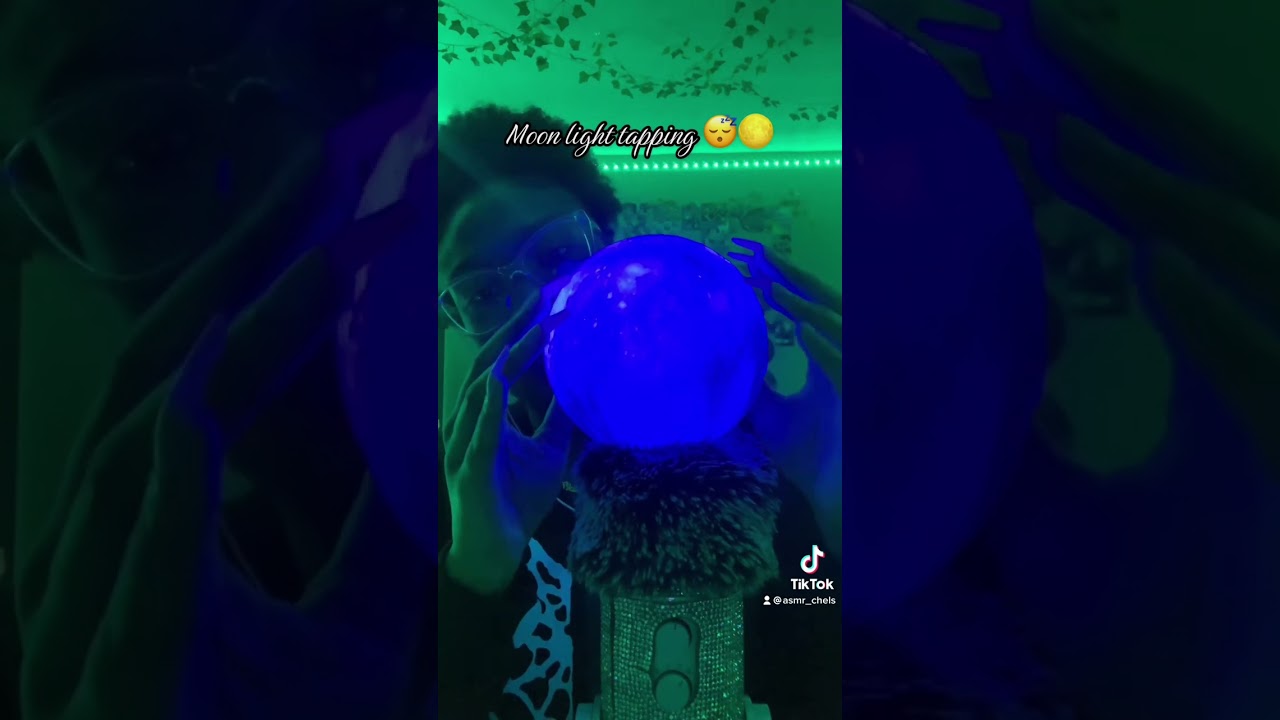 Moon Light Tapping #asmr #lighttriggers #shorts