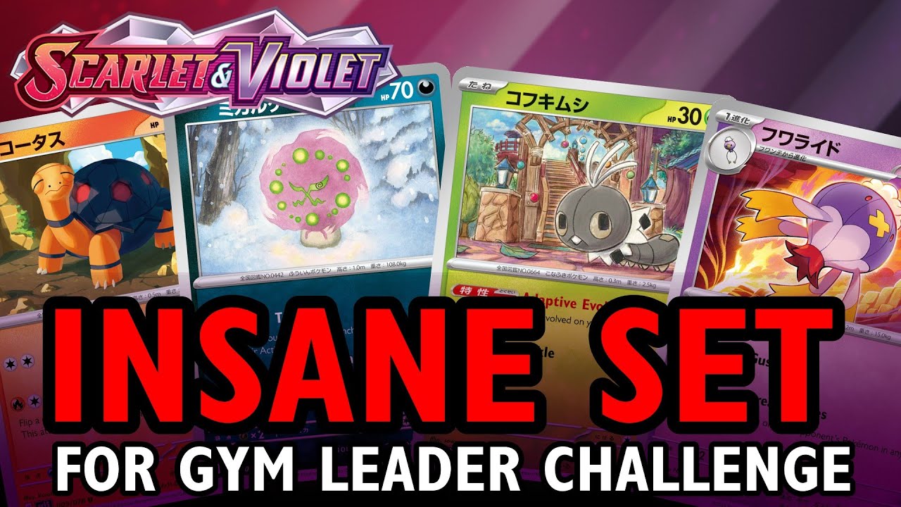 Pokemon TCG Scarlet and Violet is INSANE for Gym Leader Challenge