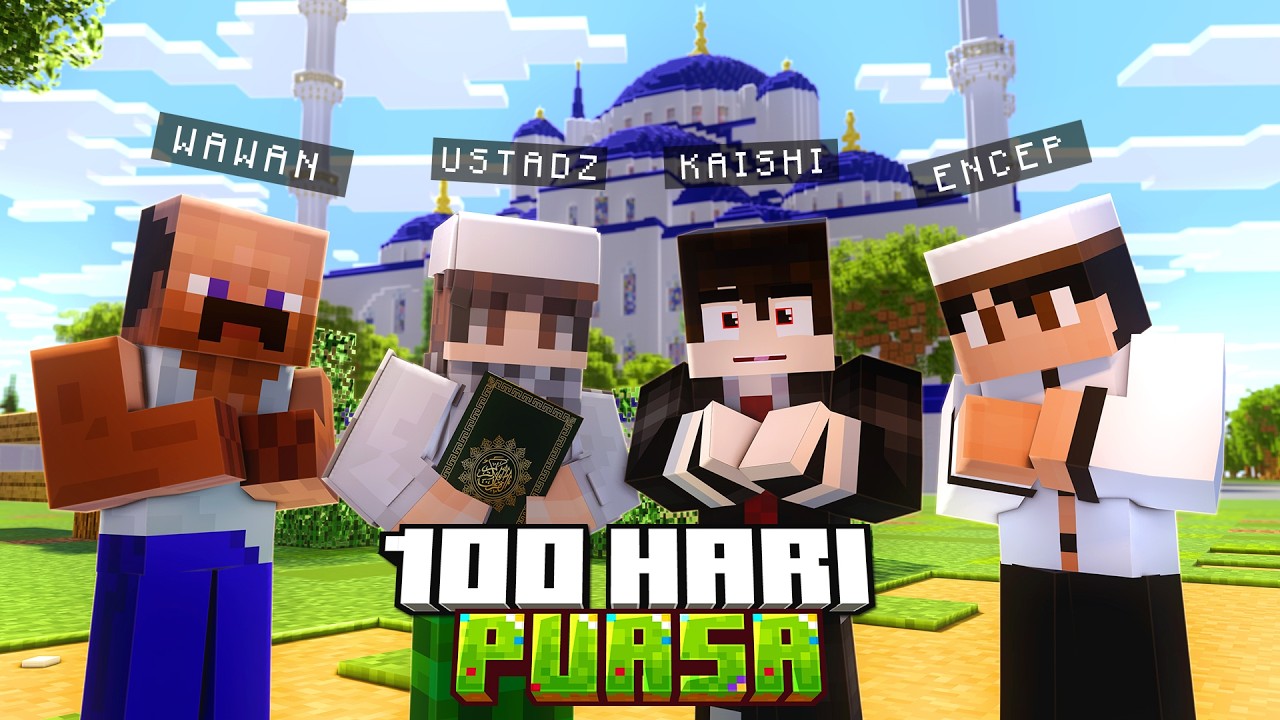 100 Hari Puasa di Minecraft