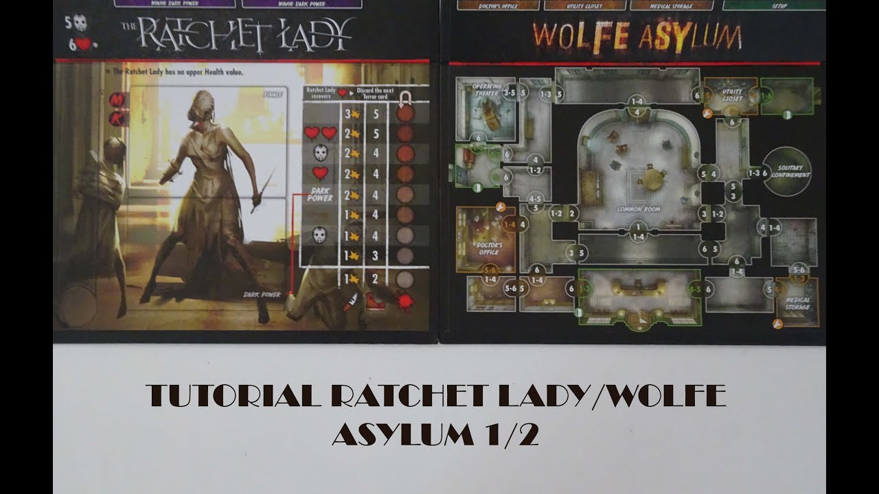 Final Girl Juego de Mesa. Tutorial Ratchet Lady/Wolfe Asylum Parte 1/2