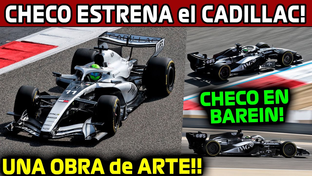 CHECO BRILLA con LA NUEVA LIVERY de CADILLAC!! YA ESTRENAN el AUTO CHECO PEREZ y BOTTAS!! F1 2026