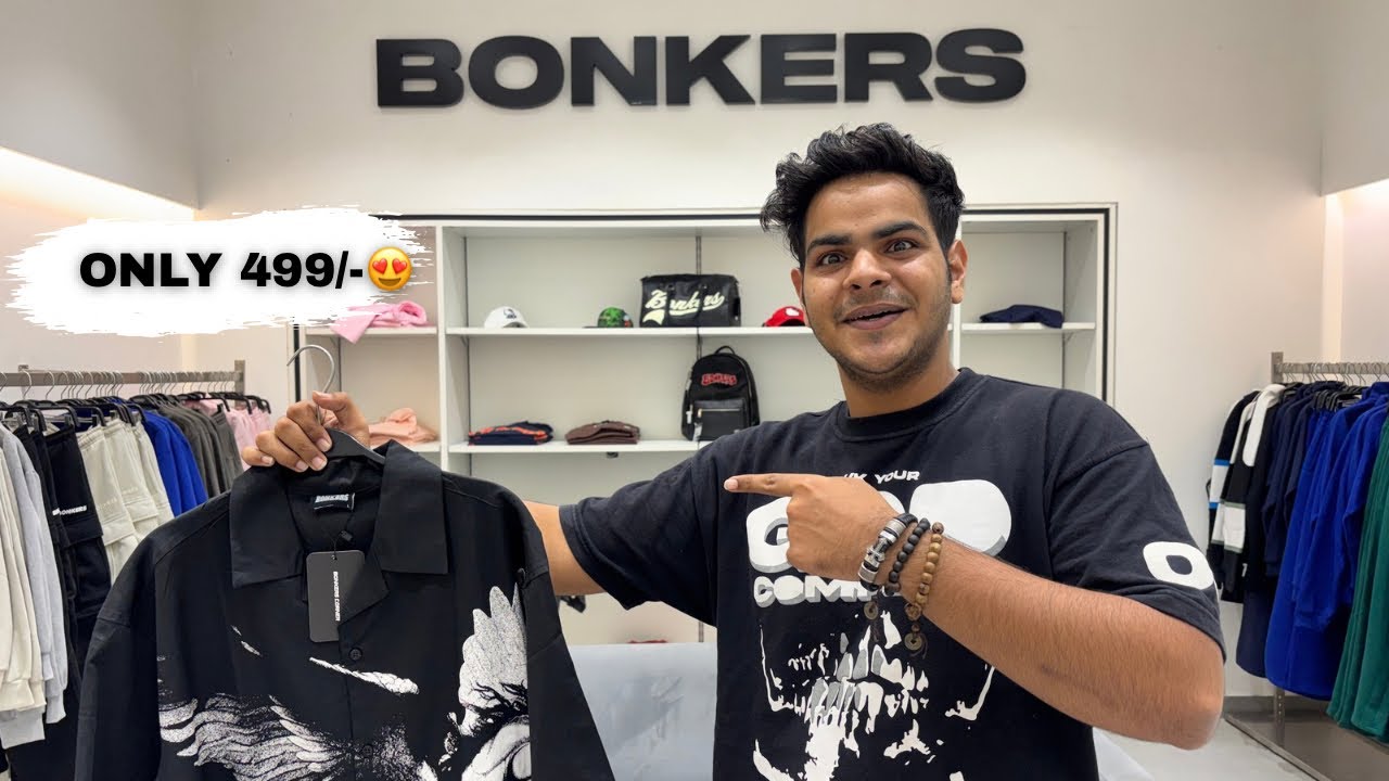 Exploring india’s most AFFORDABLE Streetwear Brand / Bonkers corner store / Mumbai 