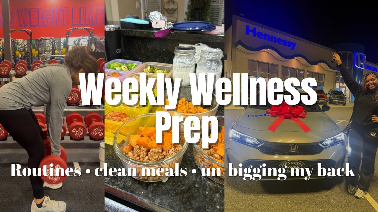 Weekly Wellness Prep ✨ Un-Bigging My Back, Staying Disciplined & My first Big Girl Purchase