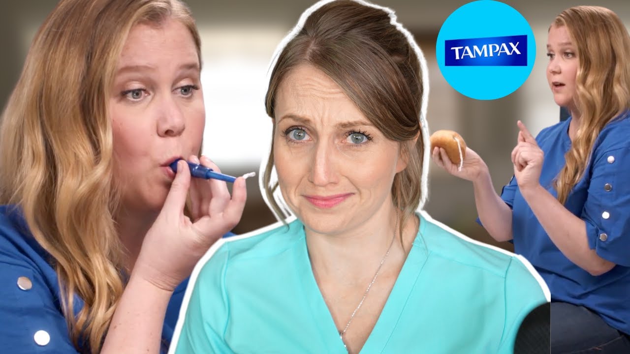 ObGyn Reacts: Funny(?) Tampon Commercials with Amy Schumer