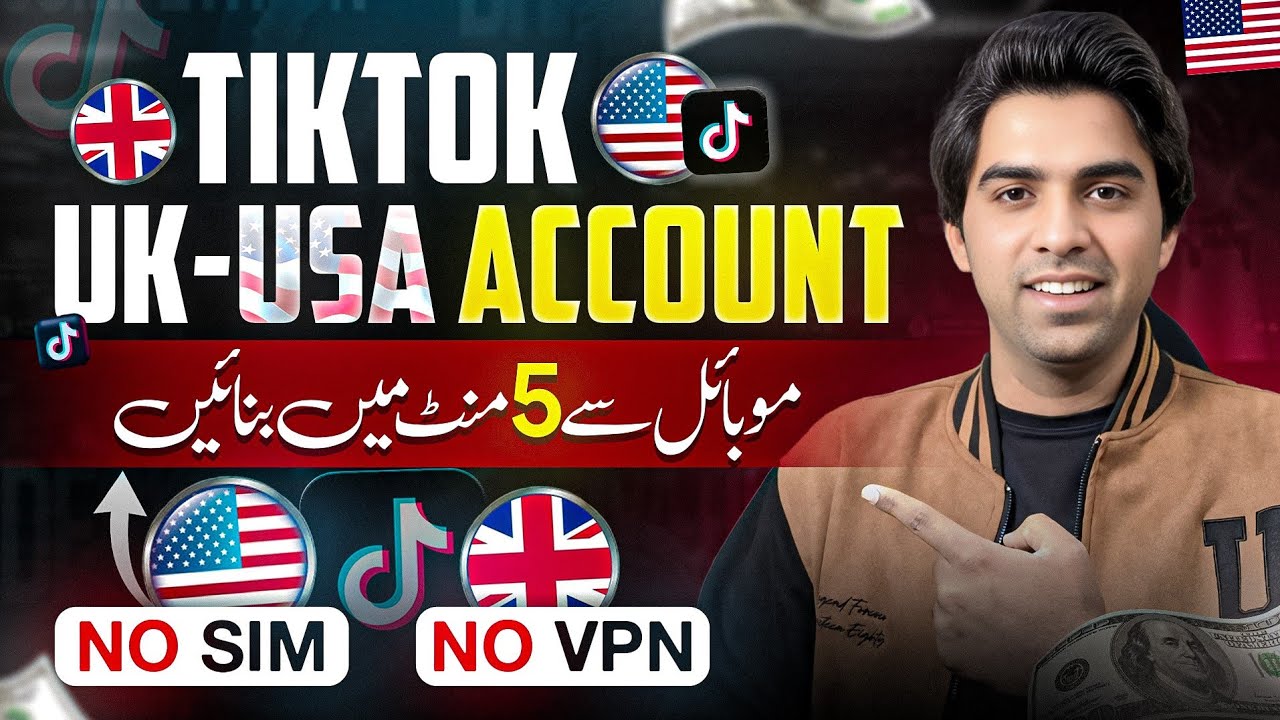 UK TikTok Account Kaise Banaye / How to Create TikTok Uk USA Account Step By Step / TikTok
