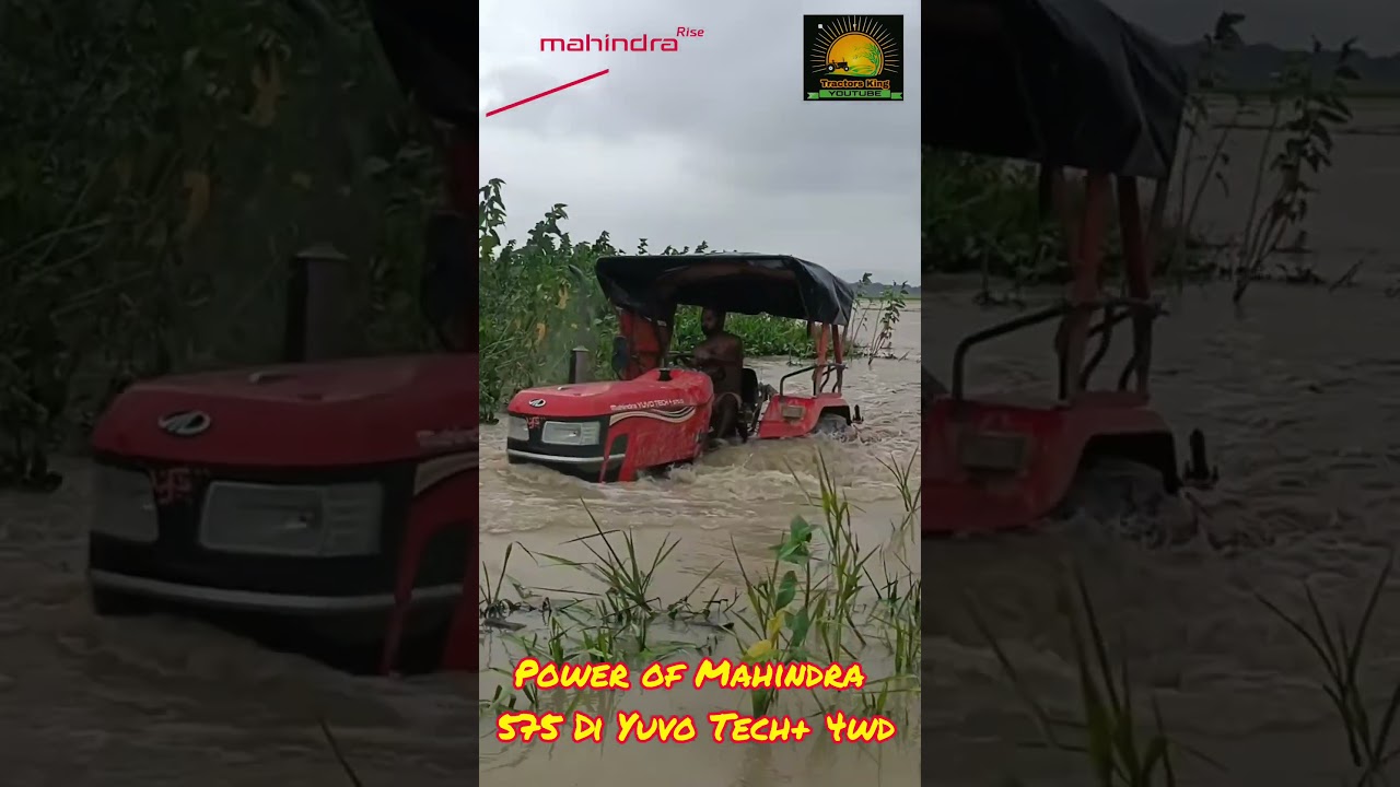 Power of Mahindra 575 Di Yuvo Tech+ 4wd// tractors king 👑