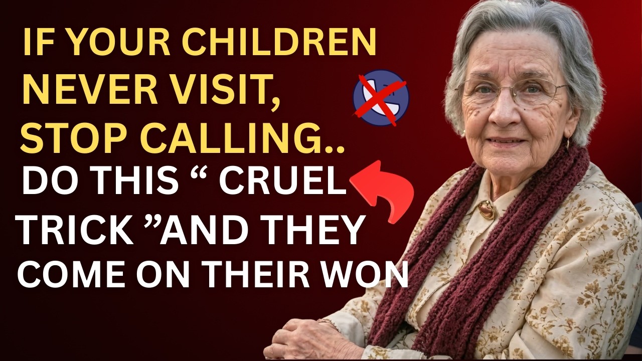 I’m 83. If Your Children Never Visit, Stop Calling. Do This “Cruel Trick” To Make Them Come