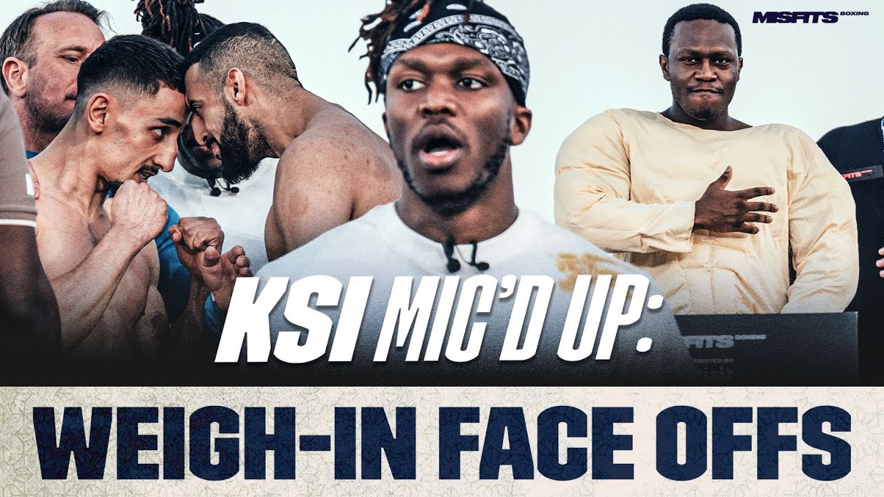 Gib v Slim Final Face Offs | KSI Mic'd Up! | Misfits Boxing