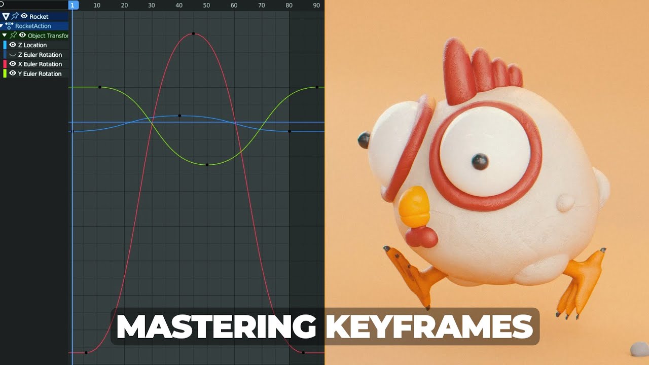 Blender 3D &mdash; анимация по ключевым кадрам для начинающих