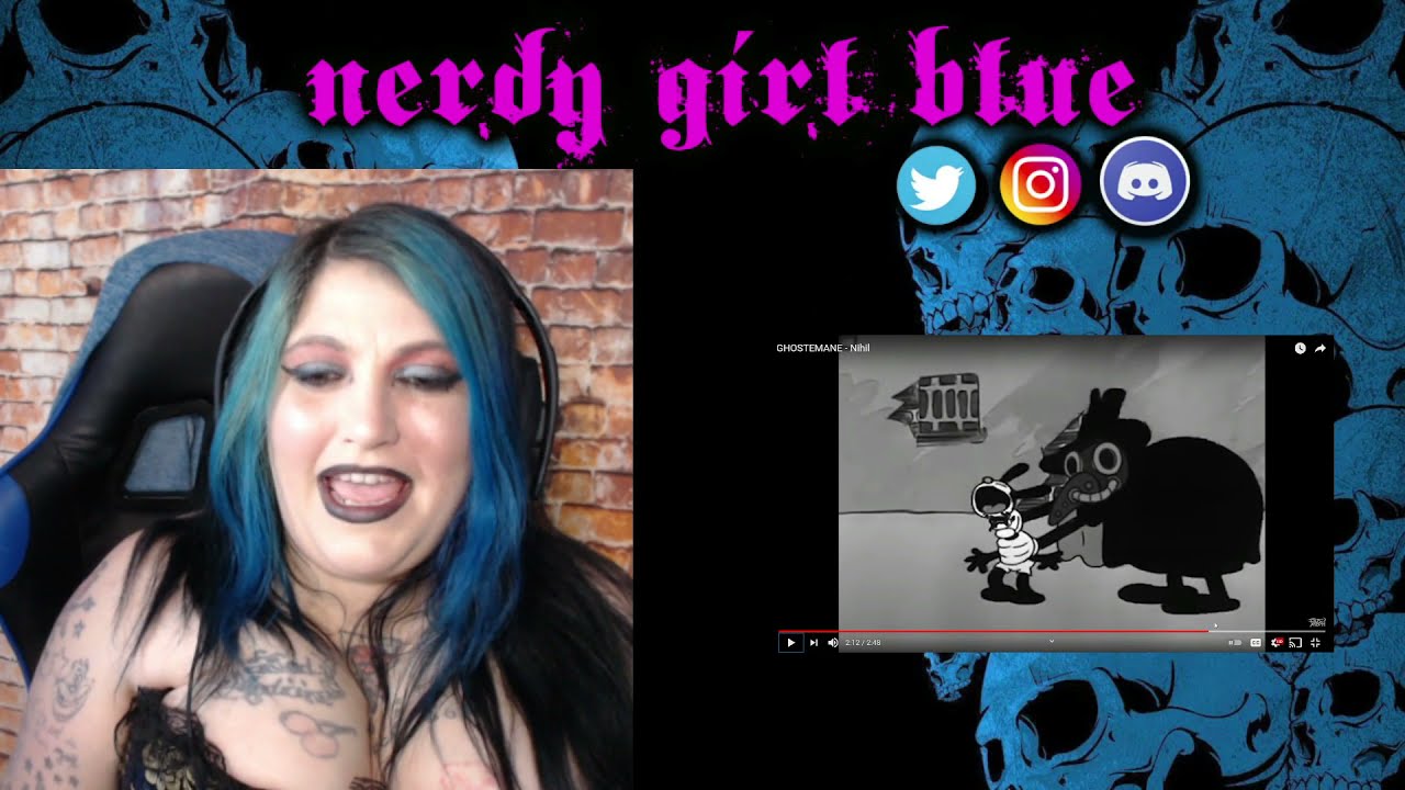 GHOSTEMANE - Nihil (реакция Nerdy Girl Blue)