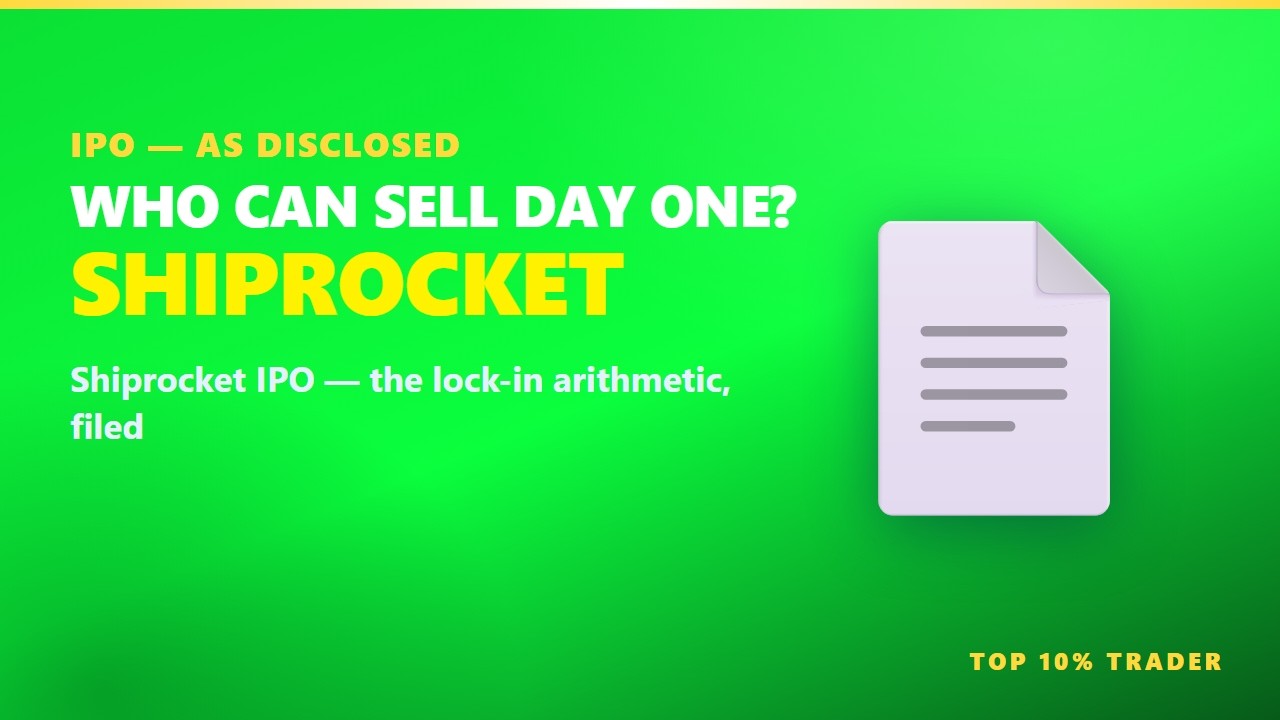 Shiprocket IPO: Who Can Actually Sell on Listing Day &mdash; The Filed Numbers | Closes Aug 14, 2026