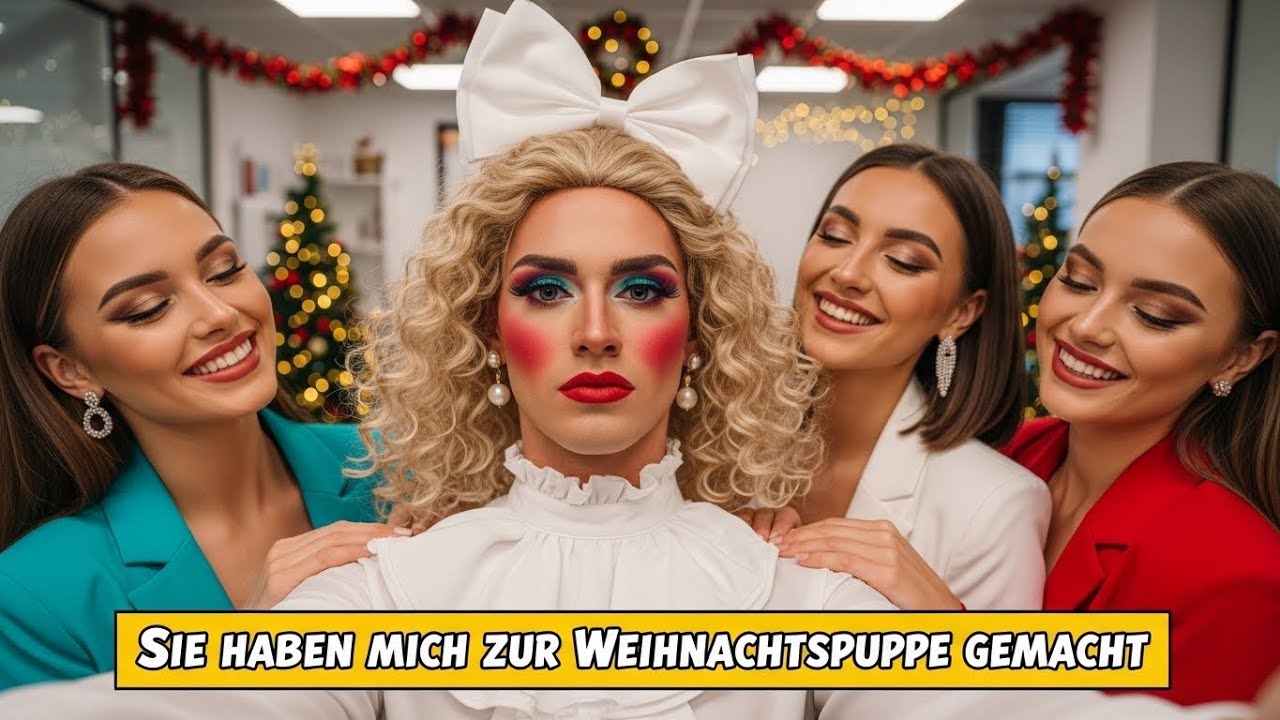 Drei Kollegen haben es geplant“: Meine Strafe war, ihre Weihnachtspuppe zu sein (Crossdressing-
