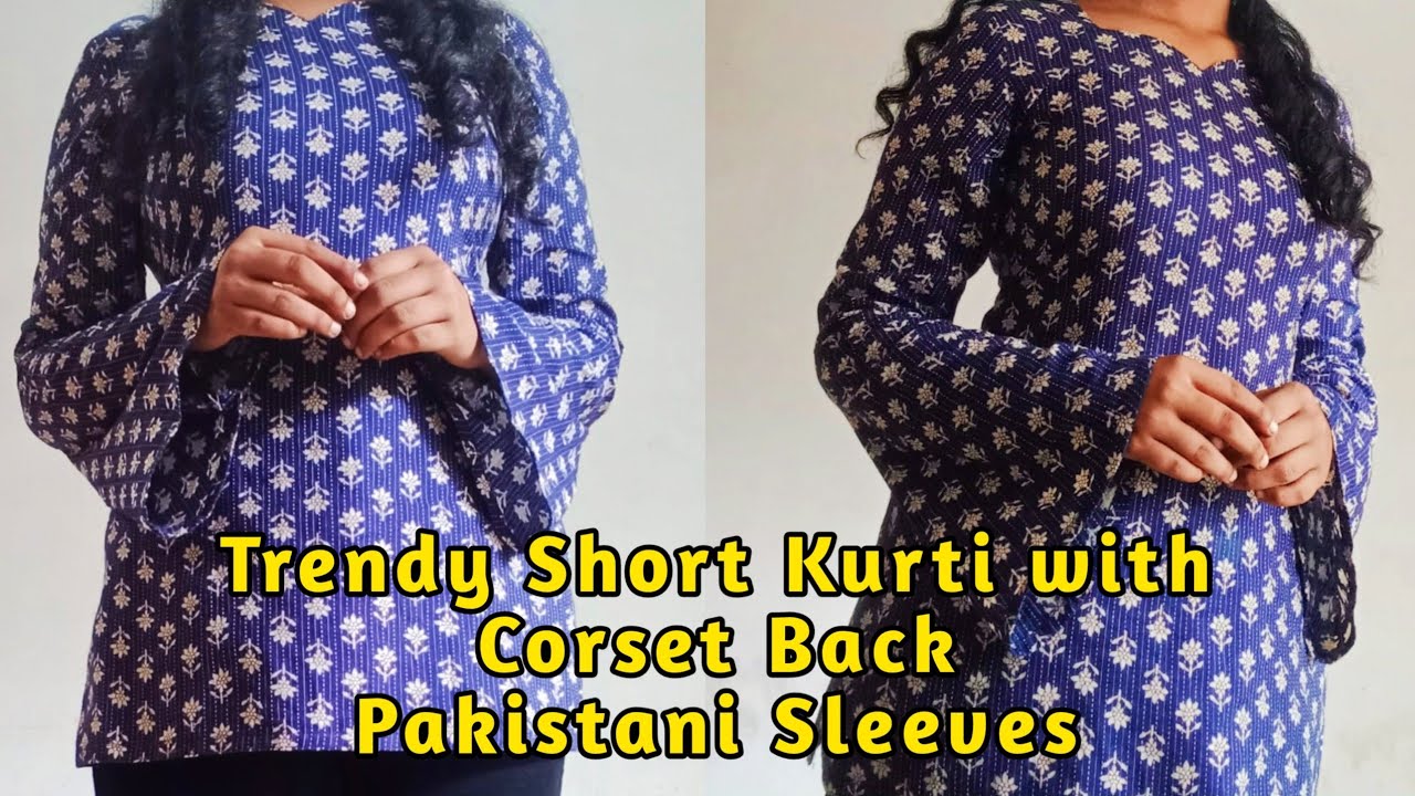 ഇനി ജീൻസിനു ഈ top തയ്ച്ചു നോക്കൂ 🔥Trendy Short Kurti Cutting and Stitching|Doongli's Attires