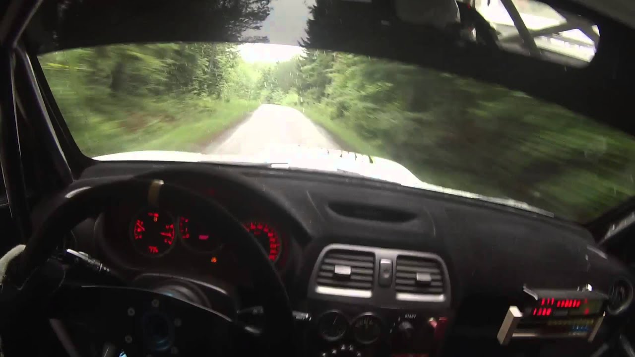 Rally Český Krumlov 2015 - onboard Subaru Impreza - Kraml