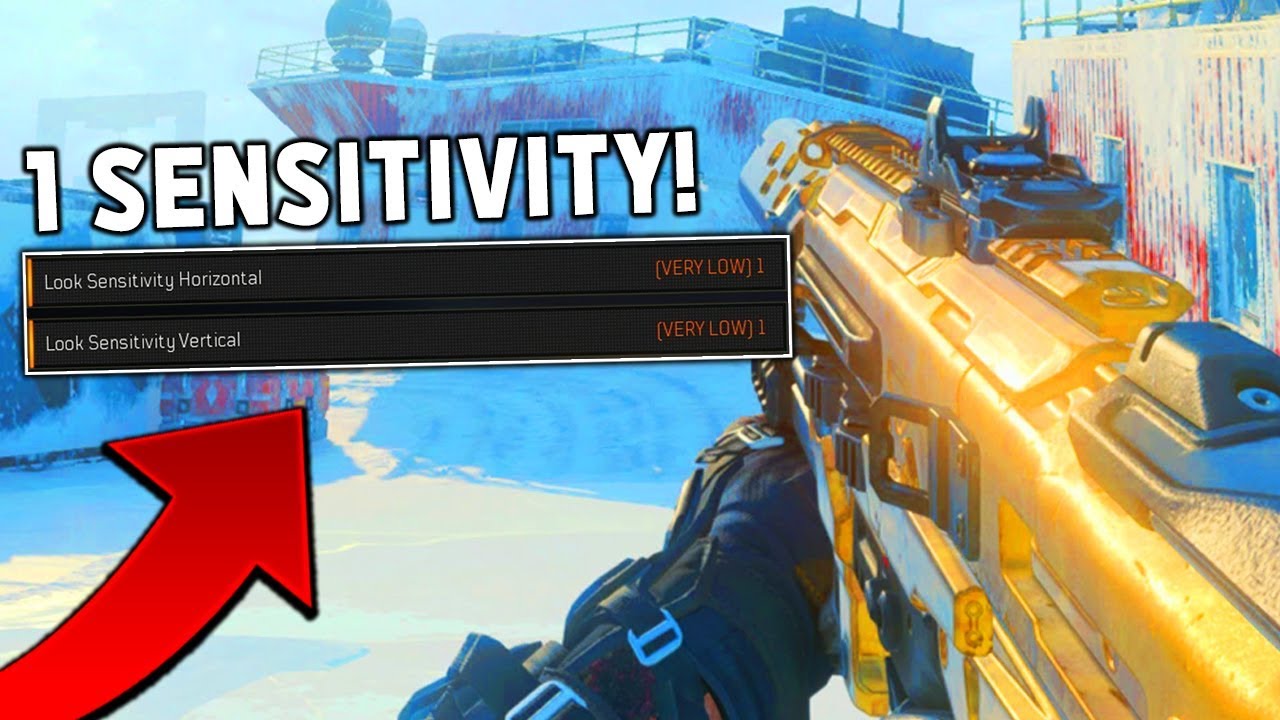 the ONE SENSITIVITY Challenge... INSANE BO4 Challenge!!