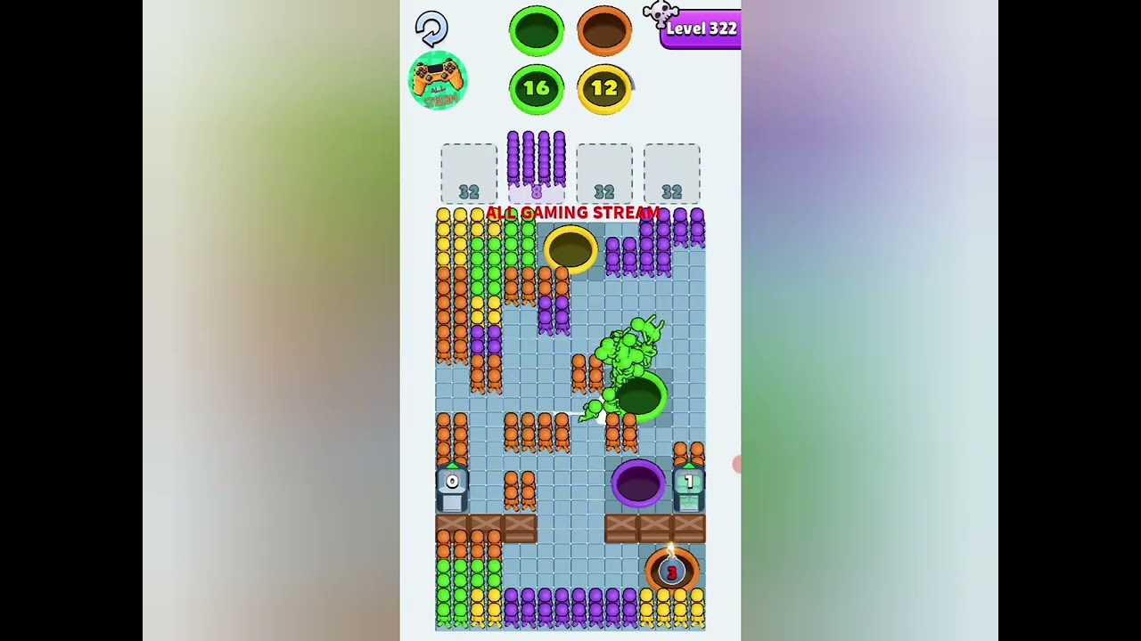 Hole People level 322 Gameplay