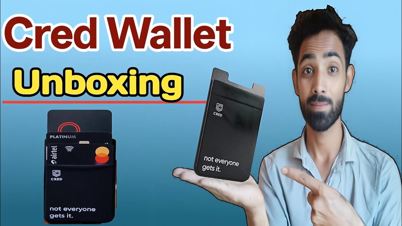 Cred Wallet Unboxing 2025 | Cred Wallet Unpacking | Cred