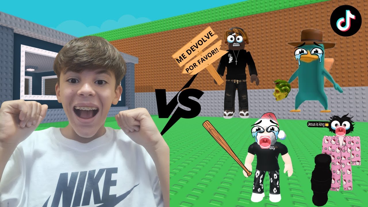 INVADI LIVES DE PVP DE STREAMERS NO TIKTOK E GANHEI MUITO/S BRAINROT/S BOM 😍😱
