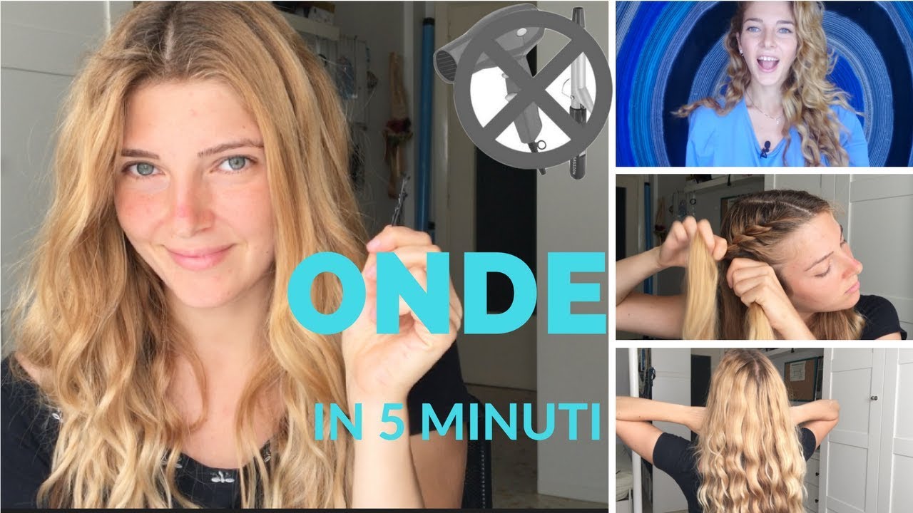 ONDE sui CAPELLI in 5 minuti (overnight curls) senza piastra e phon | Gemma Cocca