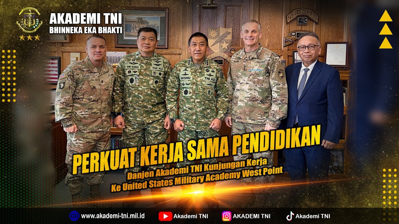 PERKUAT KERJA SAMA , DANJEN AKADEMI TNI KUNJUNGI UNITED STATES MILITARY ACADEMY WEST POINT.