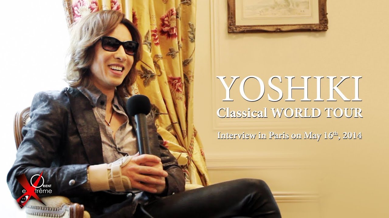 YOSHIKI Classical WORLD TOUR Paris' interview