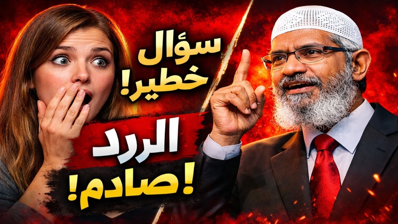 سؤال صادم من فتاة مسيحية لِذاكر نايك… والرد غيّر حياتها للأبد!