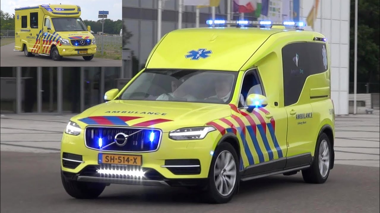 [Volvo XC90] Ambulance 23-112, 23-117 en Zorgambulance 23-403 AmbulanceZorg Limburg-Noord