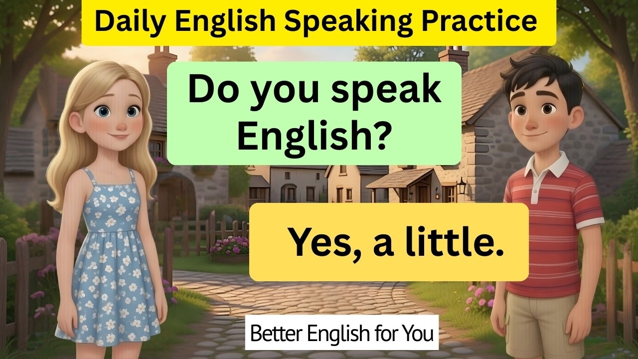 ✅ 10 Minute Daily English Speaking Practice | Speak Confidently Fast (A1-A2)