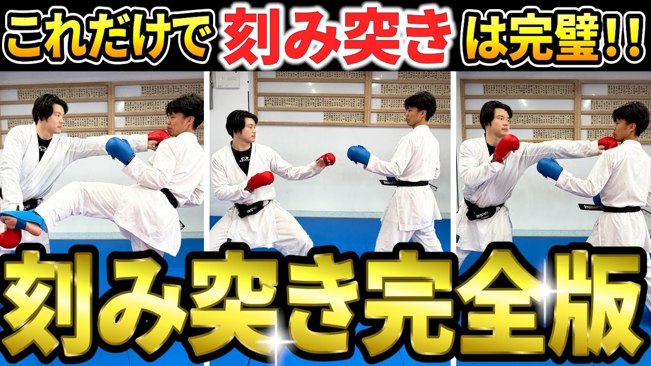 【刻み突き完全版】空手元日本代表が世界で勝てる刻み突きを徹底指導！