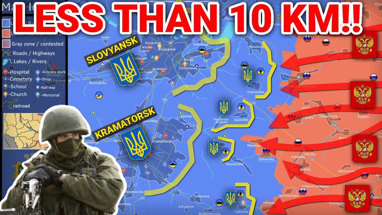 ⚡️Russians Pushing Less Than 10 km From Kramatorsk And Slovyansk [31 July 2026]