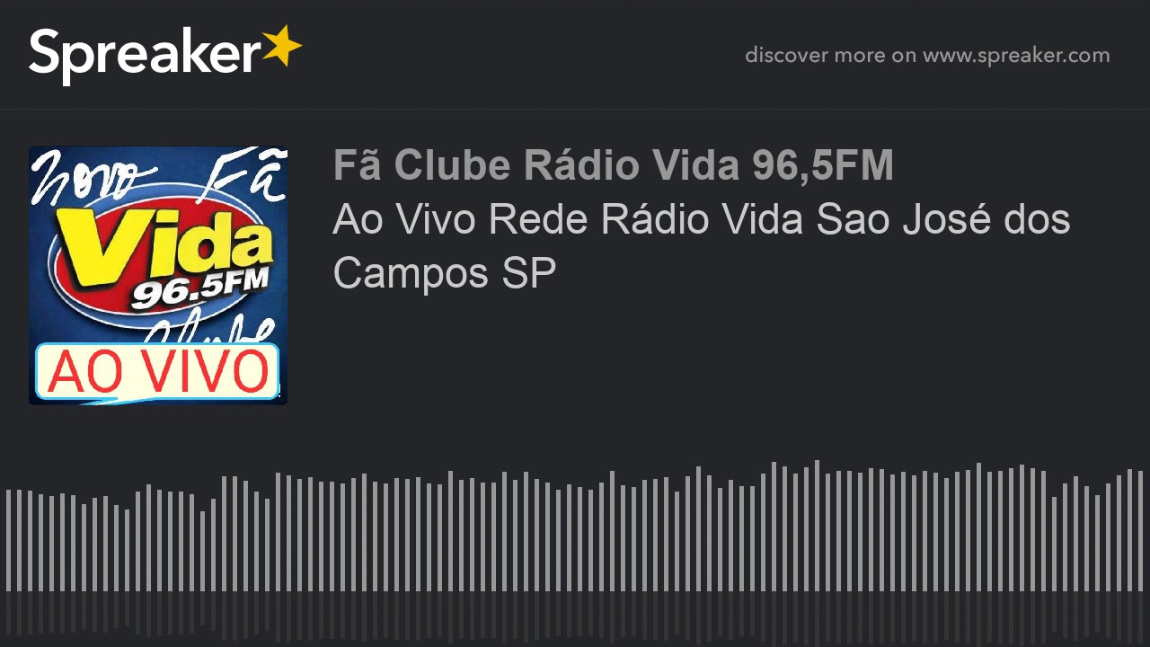 Ao Vivo Rede Rádio Vida Sao José dos Campos SP (part 1 of 3)