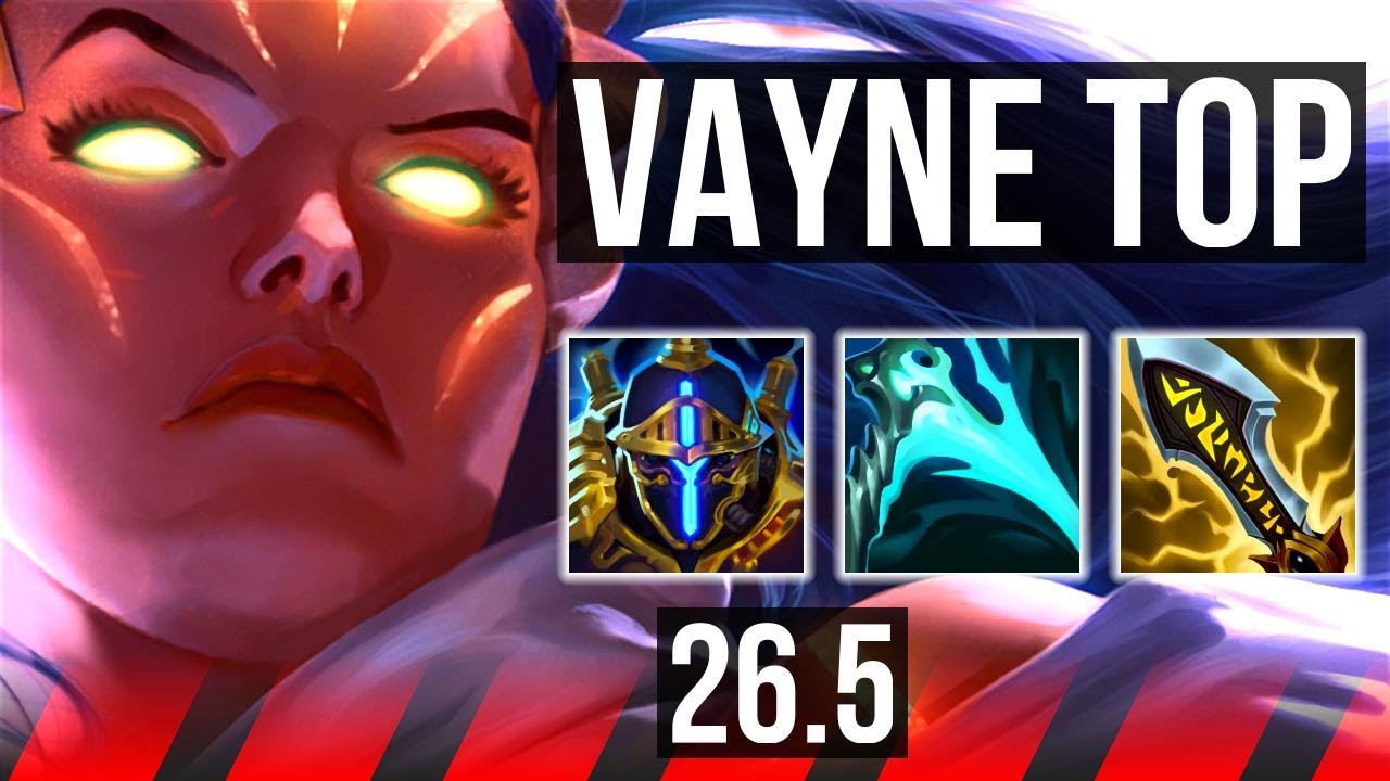 VAYNE vs ZAAHEN (TOP) | Good KDA: 13/1/2 | KR Master | 26.5