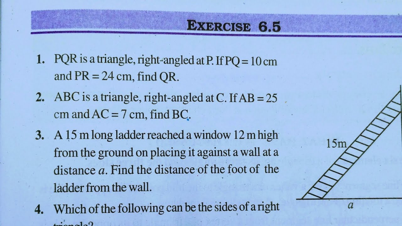 Class 7th maths l Exercise 6.5 l Chapter 6 l The Triangle and its properties l Ncert l Solution