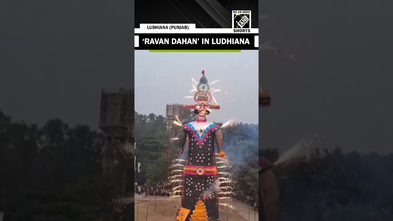 Ludhiana celebrates the victory of right over wrong by performing ‘Ravan Dahan’ to mark Dussehra