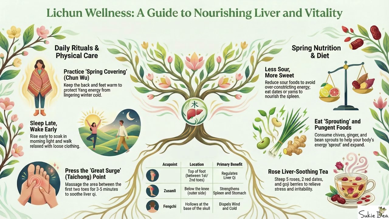 Awakening Like Spring: TCM Secrets to Boost Immunity & Nourish Your Liver at Lichun 立春養生