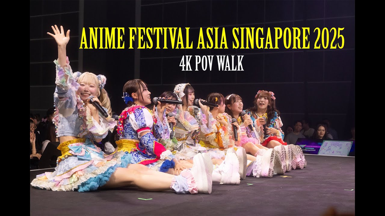 Inside Anime Festival Singapore 2025 at Suntec Singapore! Exhibition Vlog (AFA 2025 4K POV Walk)