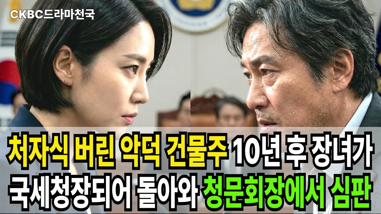 처자식 버린 악덕 건물주, 10년 후 국세청장 되어 돌아온 장녀에게 청문회장에서 심판받다
