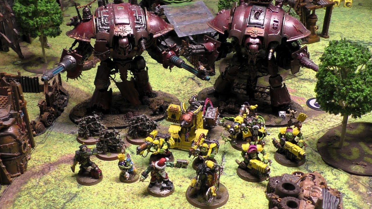 Imotheks Battlereports 626 - Orks vs. Chaos Knights (DE)