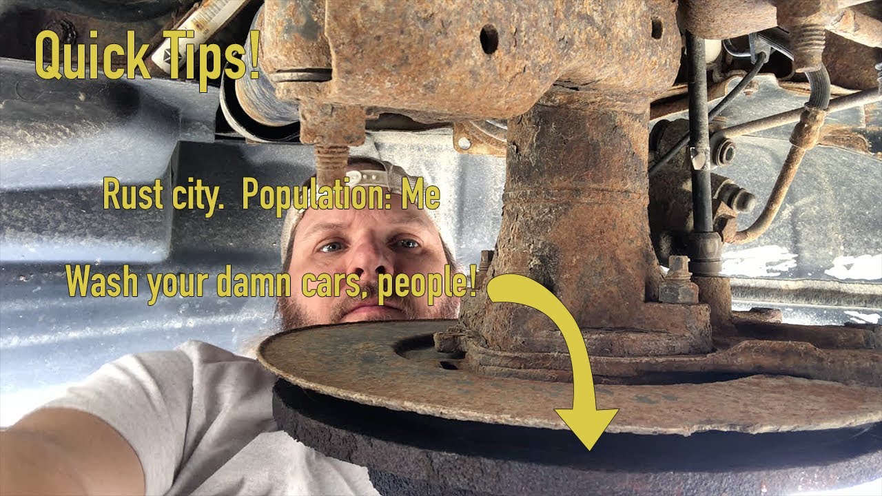 Quick Tips - Replacing Rear Grand Cherokee WK Rusted Brake Rotors