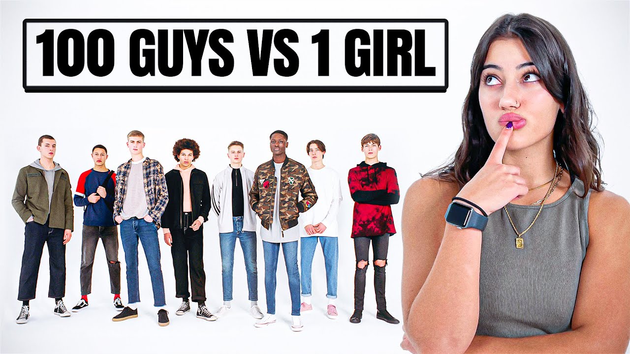 100 Guys VS 1 Girl