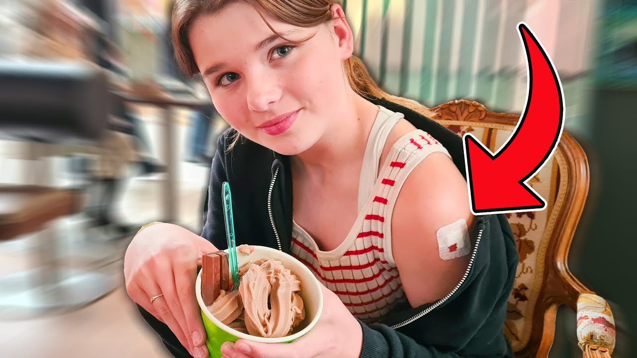 SIDSTE VACCINATION😁💉 FROZEN YOUGHURT🍧TØJ HAUL🤩