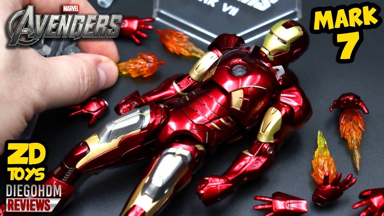 ZD TOYS Iron Man MARK 7 Review BR / DiegoHDM