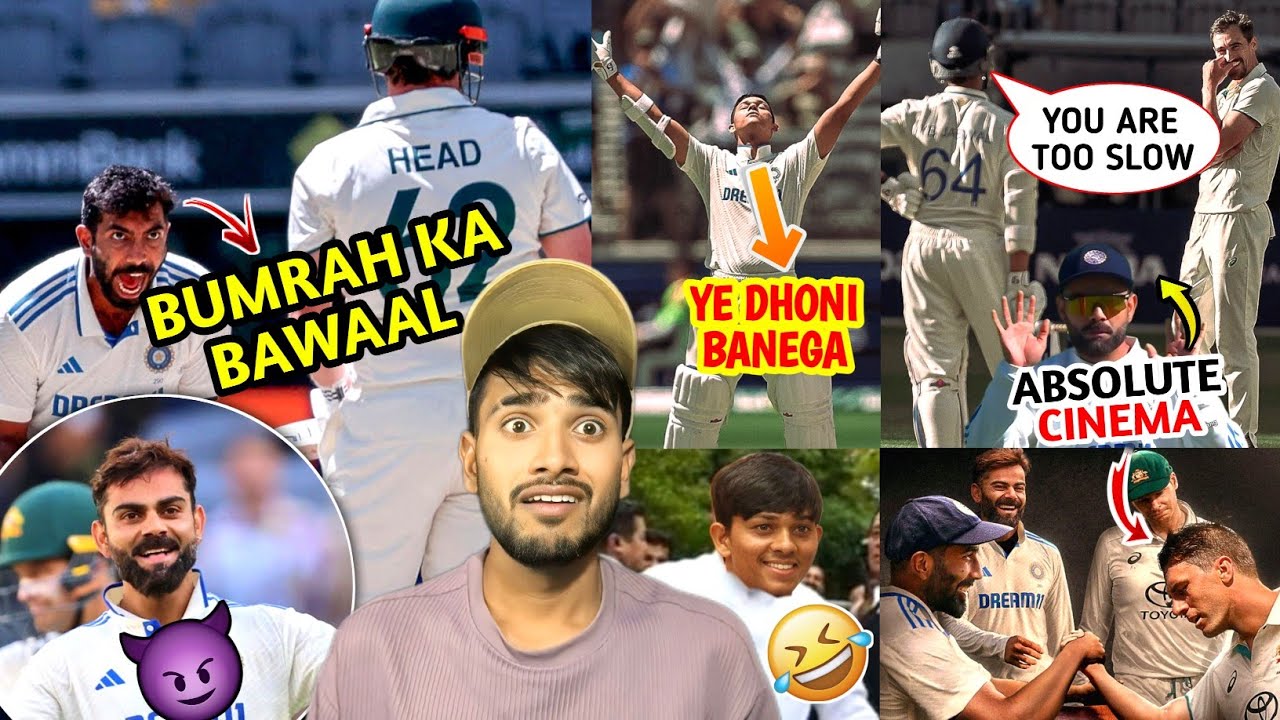 ABSOLUTE CINEMA🎥VIRAT CENTURY❤️ BOOM BOOM BUMRAH☠️ IND VS AUS | BGT 2024