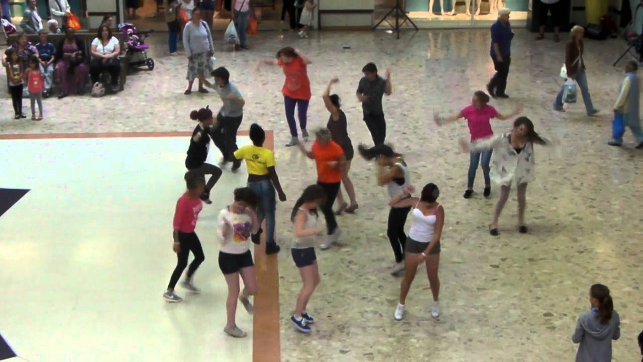 MidKent College Flashmob at the Pentagon Shopping Centre, Chatham