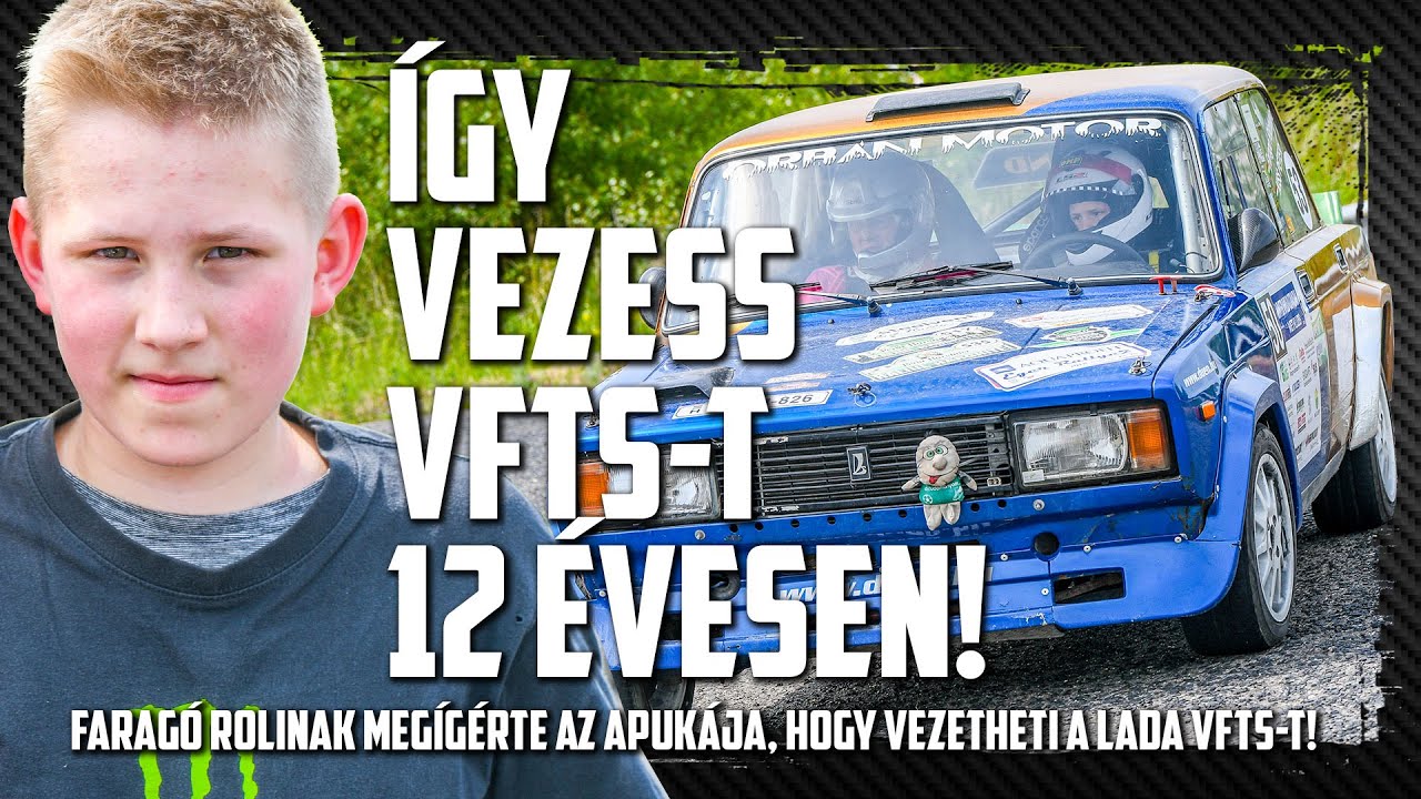 ÍGY VEZESS VFTS-t 12 ÉVESEN! - Faragó Rolinak megígérte az Apukája, hogy vezetheti a VFTS-ét...
